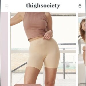 Cooling Beige Thigh Society M/L Shorts